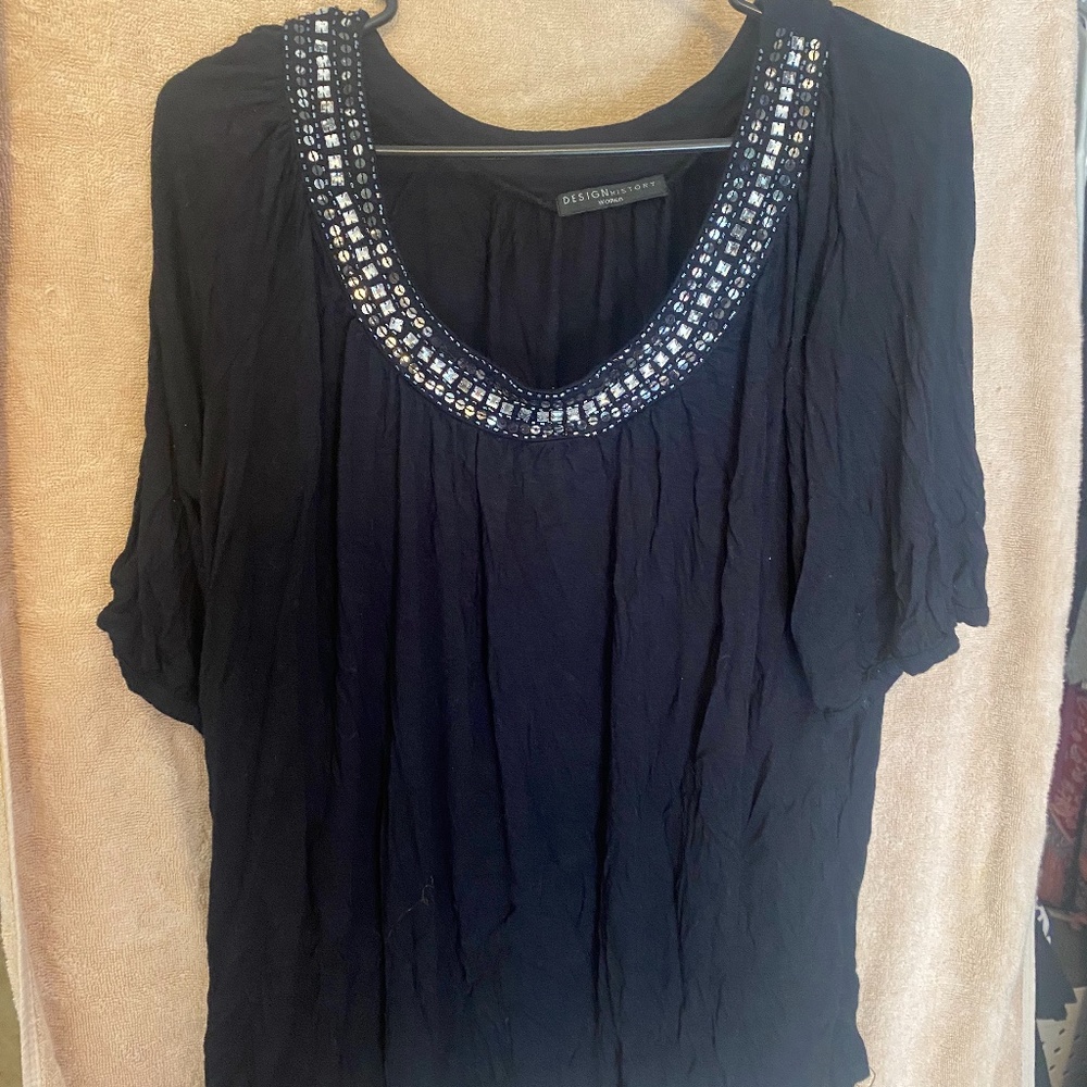 Black dress shirt